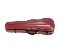 AQCDPJYU Étui for Violon, Sac à Dos léger avec Style brossé - Fibre de Carbone, Convient aux violons 1/2 à 4/4, Plusieurs modèles Disponibles(Red,1/2)
