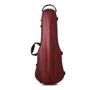 AQCDPJYU Étui for Violon, Sac à Dos léger Haut de Gamme résistant à la Compression - PC Composite, Convient aux violons 4/4 et 3/4, Plusieurs Couleurs en Option(Burgundy)