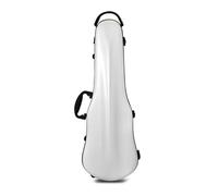 AQCDPJYU Étui for Violon, Sac à Dos léger Haut de Gamme résistant à la Compression - PC Composite, Convient aux violons 4/4 et 3/4, Plusieurs Couleurs en Option(White)