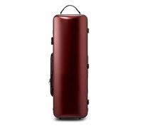 AQCDPJYU Étui for Violon, Sac à Dos léger Haut de Gamme résistant à la Compression - PC Composite, Convient aux violons 4/4 et 3/4, Plusieurs Couleurs en Option(Frosted Wine Red)