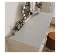 AQCDPJYU Tapis de Bureau et de Table en Cuir, Coussinet de Protection des Yeux imperméable, Nappe for étude étudiante, vanité et Ordinateur de Bureau(Gray,40x120cm)