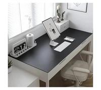 AQCDPJYU Tapis de Bureau et de Table en Cuir, Coussinet de Protection des Yeux imperméable, Nappe for étude étudiante, vanité et Ordinateur de Bureau(Black,80x120cm)