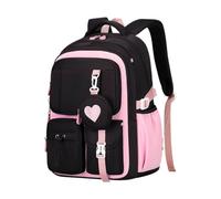 AQCDPJYU YZSMYY Ensemble de 3 sacs à dos à motif d'amour, sac d'école étanche en nylon avec sac à déjeuner et trousse à crayons(Color 6)