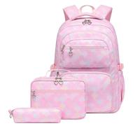 AQCDPJYU YZSMYY Ensemble de Sac à Dos d'école élémentaire for Filles, Ensemble de Cartable d'école for Enfants résistant à l'eau Mignon(Color 6)