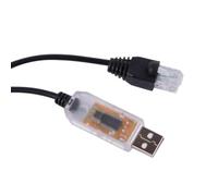 aqeJBSjhc Convertisseur de Communication USB vers RS485 RJ45 avec Puce FTDI Compatible avec Delta IFD6500 Support Win10