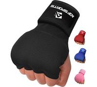 AQF Bande Boxe sous Gants, Bande De Boxe Gants De Protection, Gant De Boxe Protege Poignet 75CM Long 4 Doigt Rembourrés du Gel Wraps pour MMA, Muay Thai & Kick Boxing Femme Homme