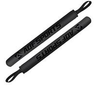 AQF Baton Art Martiaux en Mousse, Bâtons D'entraînement De Boxe, Patte d'ours Boxe Training Baton, Target Stick, Boxing Sticks, MMA Training Bâton De Boxe (Paire) (Mat Noir)