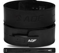 AQF Ceinture Musculation Levier, Cuir 10mm 4", Approuvée IPL & USPA