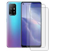 AQGG Verre Trempé pour Oppo A94 5G CPH2211 (6.43 Pouces) [2 Pièces] Verre trempé Protection écran Protecteur Film d'écran en Vitre - Dureté 9H, sans Bulles Anti-Rayures pour Oppo A94 5G CPH2211