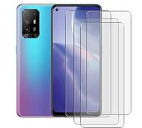 AQGG Verre Trempé pour Oppo A94 5G CPH2211 (6.43 Pouces) [4 Pièces] Verre trempé Protection écran Protecteur Film d'écran en Vitre - Dureté 9H, sans Bulles Anti-Rayures pour Oppo A94 5G CPH2211