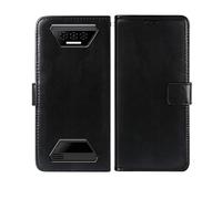 AQGGESH Coque pour Doogee S41 Max (5.50"), Premium Étui à Rabat Protecteur Housse en Cuir,Housse en Cuir PU Portefeuille Etuipour - Black