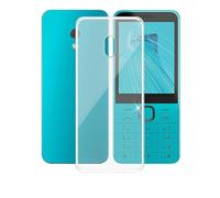 AQGGESH Coque pour Nokia 235 4G 2024 (2.8") Housses Étuis, Transparente Souple Silicone TPU Phone Case Bumper Cover pour Nokia 235 4G 2024 - Clear