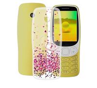 AQGGESH Coque pour Nokia 3210 2024 (2.40") Housses Étuis,avec Protection Écran Protection Écran avec Porte-Doigt Rotatif à 360 ° ase Transparent Souple Silicone Bumper Cover