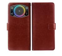 AQGGESH Coque pour Ulefone Armor 21 (6.58"), Premium Étui à Rabat Protecteur Housse en Cuir，Housse en Cuir PU Portefeuille Etuipour - Brown