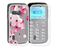 AQGGIIXY [2 Pièces Coque pour Doro 1880 4G (2.8") Housses Étuis White Silicone TPU Cover Case Antichoc Anti-Rayures en Liquide Fine Coque de pour Doro 1880 4G - WM113