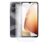 AQGGIIXY 4 pièces Verre trempé pour Blackview Wave 9C (6.56") Phone Verre Film 9H dur trempé écran Protecteur Protecteurs d'écran Écran anti-rayures et incassable