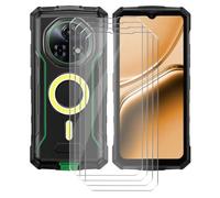AQGGIIXY 4 pièces Verre trempé pour Doogee Fire 7 Pro (6.60") Phone Verre Film 9H Dur trempé écran Protecteur Protecteurs d'écran Écran Anti-Rayures et incassable