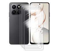 AQGGIIXY 4 pièces Verre trempé pour Honor 400 Smart 4G (6.77") Phone Verre Film 9H Dur trempé écran Protecteur Protecteurs d'écran Écran Anti-Rayures et incassable