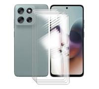 AQGGIIXY 4 pièces Verre trempé pour Motorola Moto G56 (6.72") Phone Verre Film 9H Dur trempé écran Protecteur Protecteurs d'écran Écran Anti-Rayures et incassable