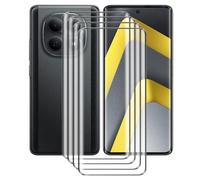 AQGGIIXY 4 pièces Verre trempé pour Xiaomi Poco M8 5G (6.77") Phone Verre Film 9H Dur trempé écran Protecteur Protecteurs d'écran Écran Anti-Rayures et incassable