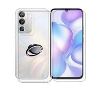 AQGGIIXY Coque Anneau et Verre pour Realme 16x
