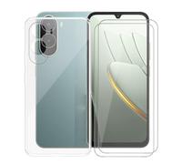 AQGGIIXY Coque avec Lot 2 Verres pour Xiaomi POCO C81 Pro | 6.88". Silicone souple, antidérapant, anti choc, dureté 9H, anti-rayures, ultra fin, HD clair.