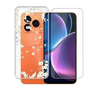 AQGGIIXY Coque avec Protecteur pour Nubia A57 - WM91 | 6.75". Silicone souple, antidérapant, anti choc, dureté 9H, anti-rayures, ultra fin, HD clair.