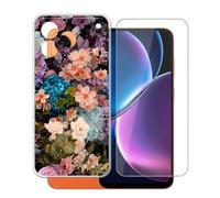 AQGGIIXY Coque avec Protecteur pour Nubia A57 - XT10 | 6.75". Silicone souple, antidérapant, anti choc, dureté 9H, anti-rayures, ultra fin, HD clair.