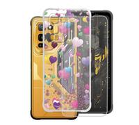 AQGGIIXY Coque Imprimé et Verre pour Blackview Fort 5 - YQ29