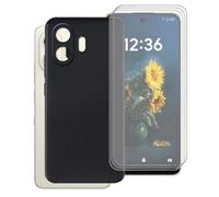 AQGGIIXY Coque Noire avec Lot 3 Verres pour TCL NXTpaper 70 Pro