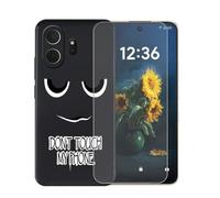 AQGGIIXY Coque Noire avec Protecteur pour TCL NXTpaper 70 Pro - DUO6