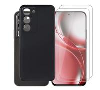 AQGGIIXY Coque Noire et 2 Verres pour Realme Narzo 100x 5G