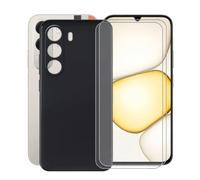 AQGGIIXY Coque Noire et 2 Verres pour Realme P4x