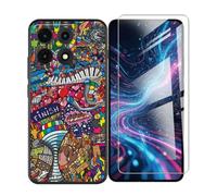 AQGGIIXY Coque Noire et Verre pour Lenovo Legion Y70 2026 - WMB85