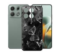 AQGGIIXY Coque Noire pour Motorola Edge 70 Max - W17