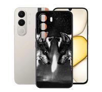 AQGGIIXY Coque Noire pour Realme P4x - W16