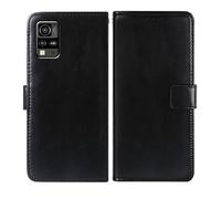 AQGGIIXY Coque pour Blackview BV4800 SE (6.56"), Premium Étui à Rabat Protecteur Housse en Cuir，Housse en Cuir PU Portefeuille Etuipour - Black