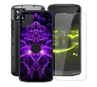 AQGGIIXY Coque pour Crosscall Core M6 (5.99") + Verre Trempé Film Protecteur (1 Pièces), Case Protection Résistant Aux Chutes X Silicone Souple Housse Anti-Rayures - XV47