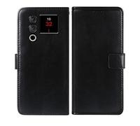 AQGGIIXY Coque pour Doogee Blade 10 Power (6.56"), Premium Étui à Rabat Protecteur Housse en Cuir，Housse en Cuir PU Portefeuille Etuipour - Black