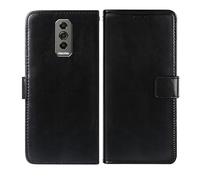 AQGGIIXY Coque pour Doogee Blade 10 Ultra (6.56"), Premium Étui à Rabat Protecteur Housse en Cuir，Housse en Cuir PU Portefeuille Etuipour - Black