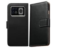 AQGGIIXY Coque pour Doogee Fire 6 Max (6.72"), Premium Étui à Rabat Protecteur Housse en Cuir，Housse en Cuir PU Portefeuille Etuipour avec Souple TPU Doublure Housse pour Doogee Fire 6 Max - Black