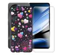 AQGGIIXY Coque pour Doogee Note 59 Pro+ (6.75") avec 1 Pièces Protecteur D'écran, [Antichoc] [Protection Caméra], Etui Housse TPU Mince Souple Silicone Anti-Rayures Antichoc Cover Case - Balloon
