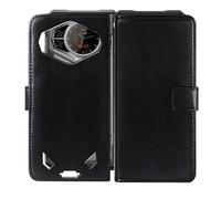 AQGGIIXY Coque pour Doogee S200 X (6.72"), Premium Étui à Rabat Protecteur Housse en Cuir,Housse en Cuir PU Portefeuille Etuipour - Black