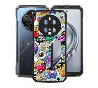 AQGGIIXY Coque pour Doogee V40 Pro (6.78") Housses étuis, Black Souple Silicone TPU Phone Case Bumper Cover pour Doogee V40 Pro - XS40