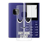 AQGGIIXY Coque pour HMD 102 4G (2.0"), [Anti-Jaunissement] Anti-Rayures Anti-Chute Silicone Souple Housse Etui Mince Transparent TPU Bumper Case Cover pour HMD 102 4G - DUO6