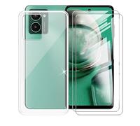 AQGGIIXY Coque pour HMD Pulse Pro (6.65"), [2 Pièces] Verre Trempé Protection écran + Mince TPU Bumper Souple Silicone Antichoc Housse Etui pour HMD Pulse Pro