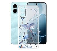 AQGGIIXY Coque pour Oppo A6x 4G (6.75"), [Anti-Jaunissement] Anti-Rayures Anti-Chute Etui Silicone Souple Housse Mince Transparent TPU Bumper Case Cover - Libre