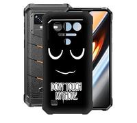 AQGGIIXY Coque pour Oukitel WP38 (6.52"), Noir Souple Silicone Case Cover, [Ultra-Mince] [Antichoc] TPU Bumper Housse Etui pour Oukitel WP38 - DUO6