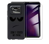 AQGGIIXY Coque pour Ulefone Armor 25T Pro (6.78") + Verre Trempé(1 Pièces), Case Protection Résistant Aux Chutes X Silicone Souple Housse Anti-Rayures + Film Protecteur - DUO5