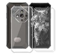 AQGGIIXY Coque pour Ulefone Armor X16 Pro (6.56"), [2 Pièces] Verre Trempé Protection écran + Mince TPU Bumper Souple Silicone Antichoc Housse Etui pour Ulefone Armor X16 Pro